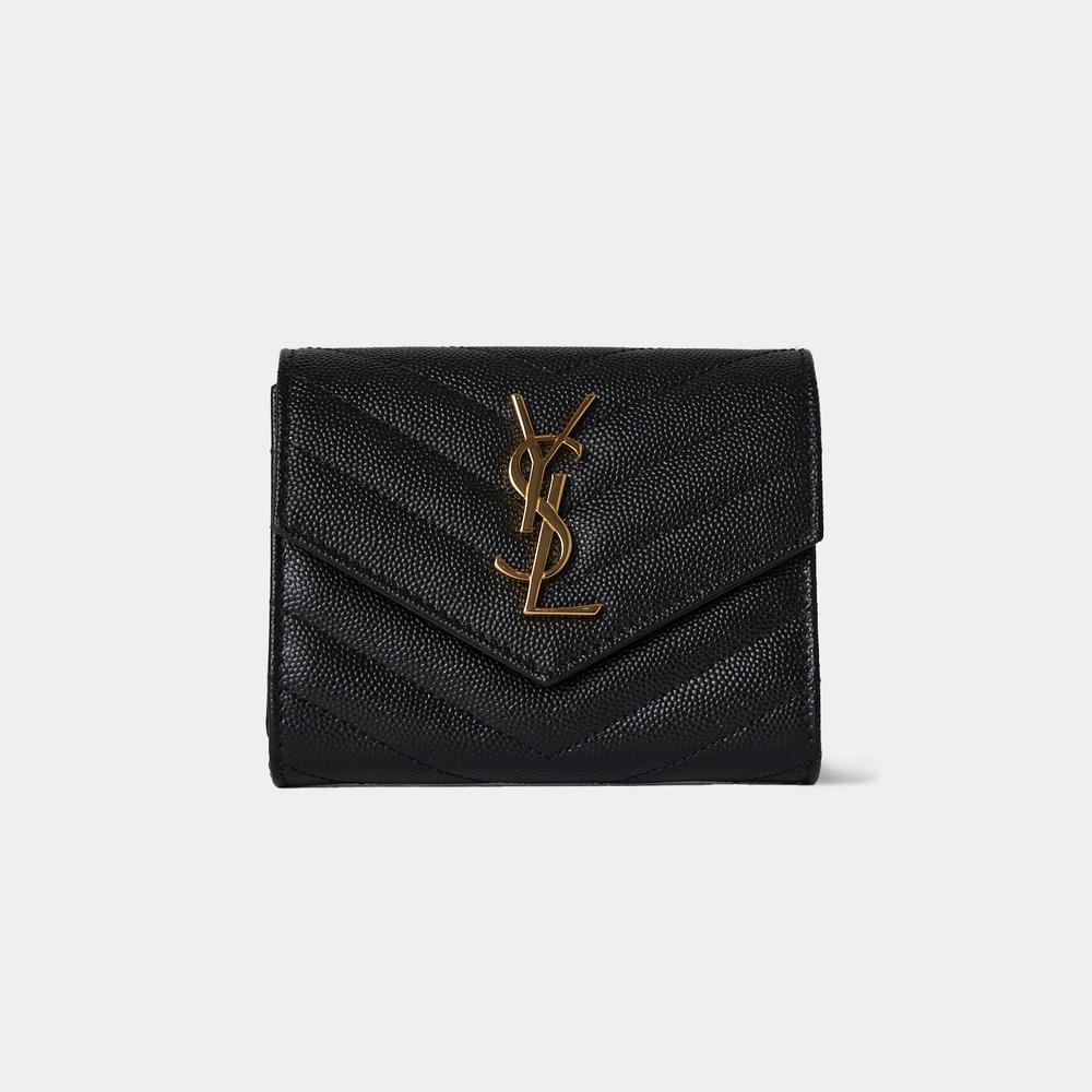 Saint Laurent★モノグラム レディース三つ折り財布