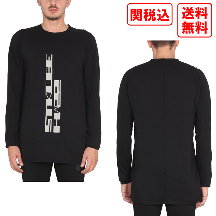 関税・送料込 RICK OWENS DRKSHDW COTTON LEVEL ロンT