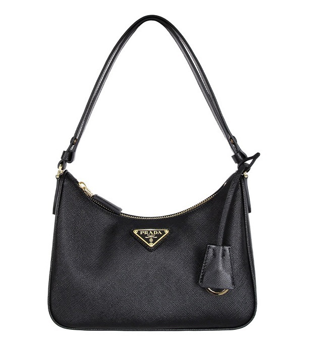 PRADA 23SS Saffiano 三角ロゴ トート/ショルダーバッグ