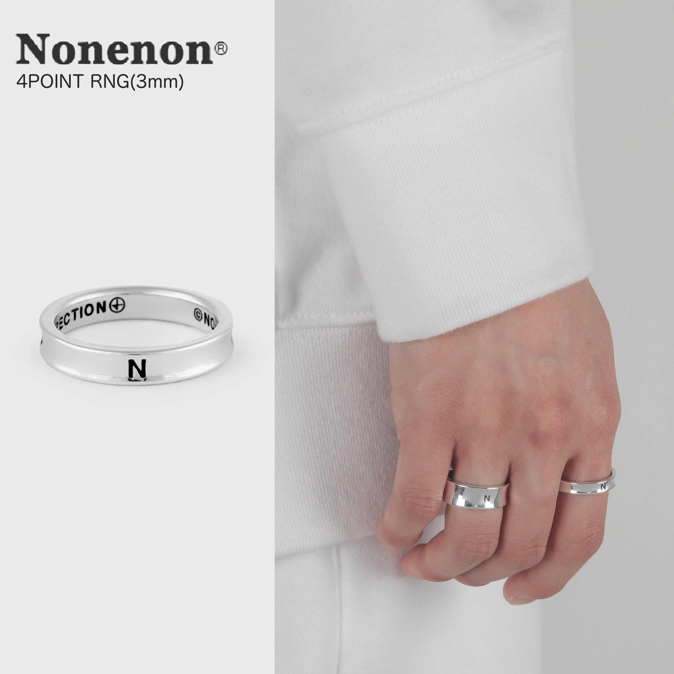 韓国発 [NONENON] 4POINT RNG(3mm)