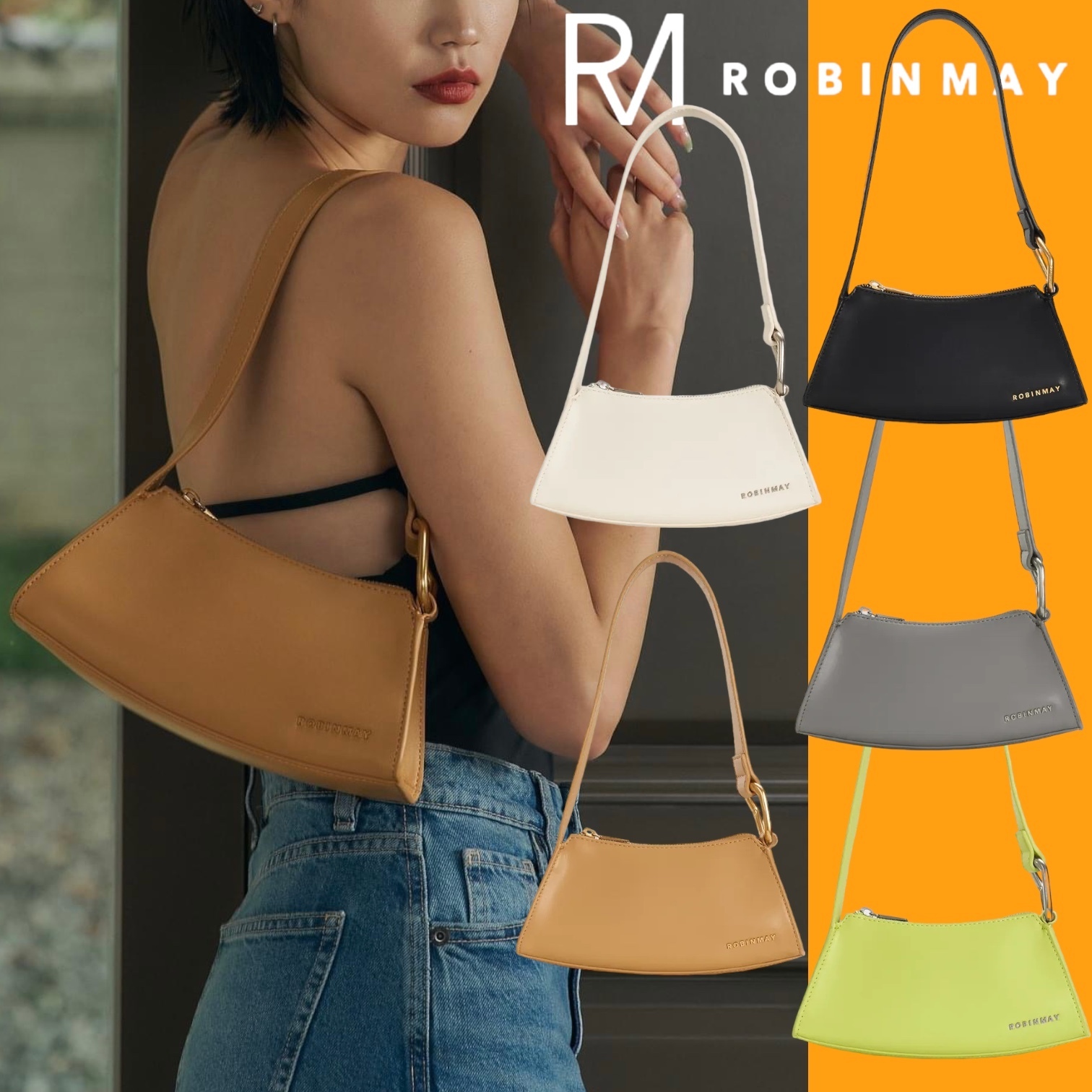 ★ROBINMAY 極光物語肩背包 D103 ロゴショルダーバック/送料込