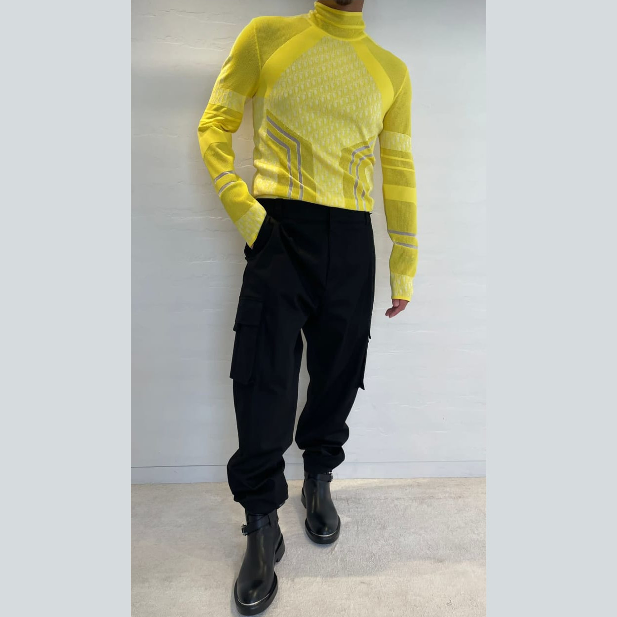[送料無料/関税込]DIOR エコデニム カーゴパンツ ストレート earth_eco_loco ワイド デニム パンツ ストレート レディース 甘