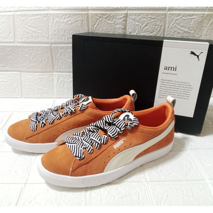 AMI PARIS Sneakers Heart Unisex Street Style Collaboration Logo Sneakers