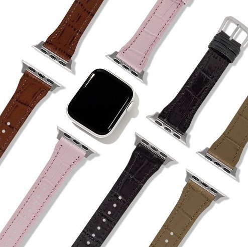 【LLOYD】Crocker Pattern Leather Apple Watch Strap