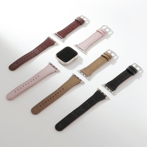 【LLOYD】Crocker Pattern Leather Apple Watch Strap