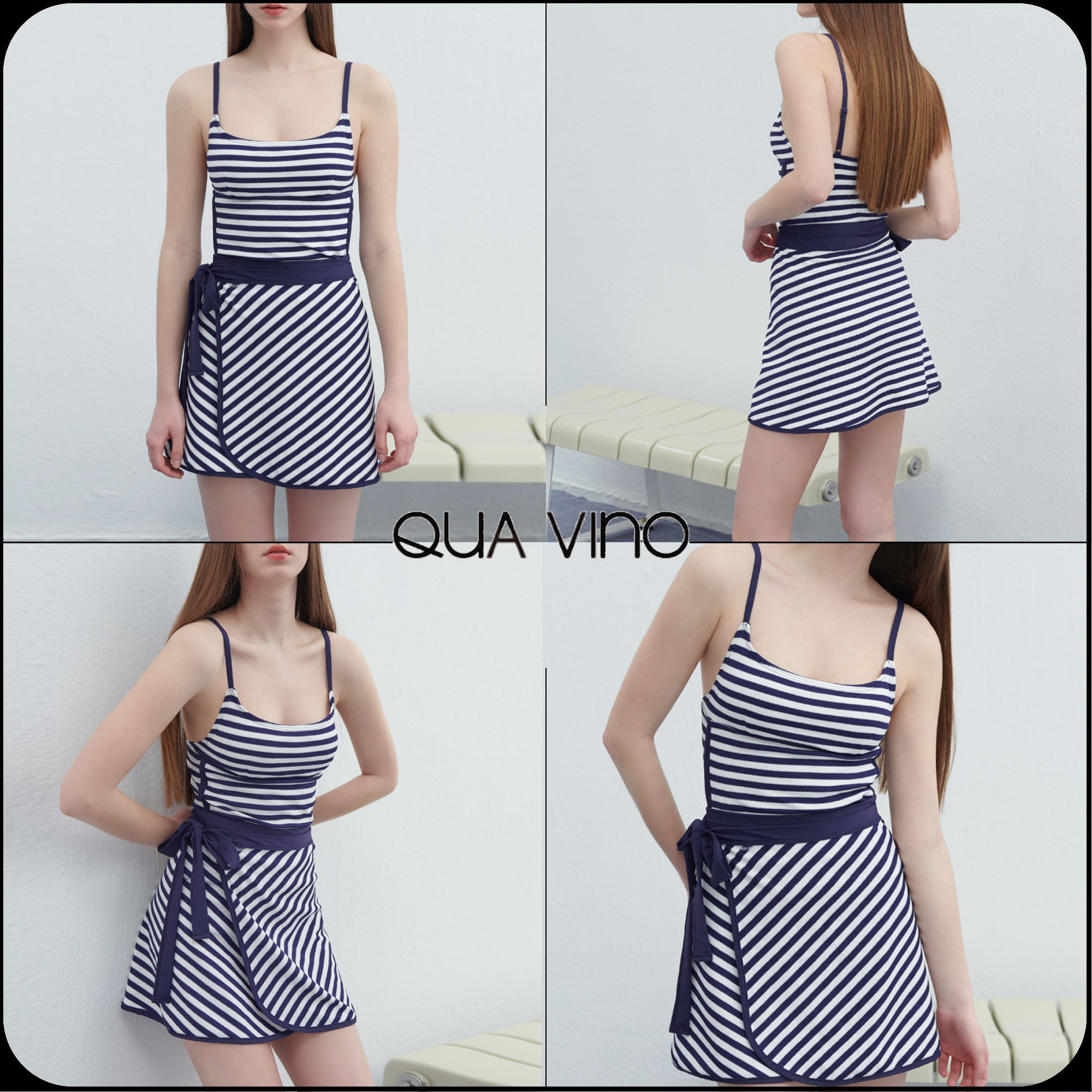 [QUA VINO]★Happy hour wrap skirt
