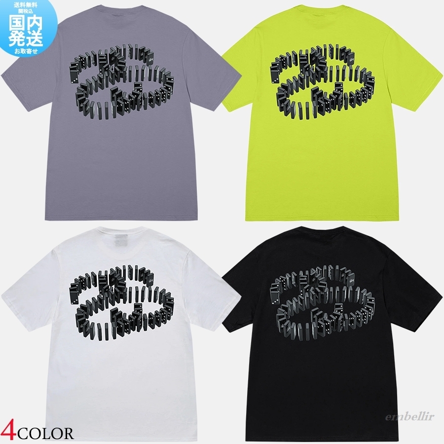 国内発送 送料関税込 日本完売品 STUSSY DOMINOES TEE Tシャツ