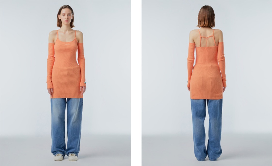 ☆23SS☆【INSTANTFUNK】☆Slim knited mini dres.s☆関税込☆ ☆23SS☆【INSTANTFUNK】☆Slim knited mini dres.s☆関税込