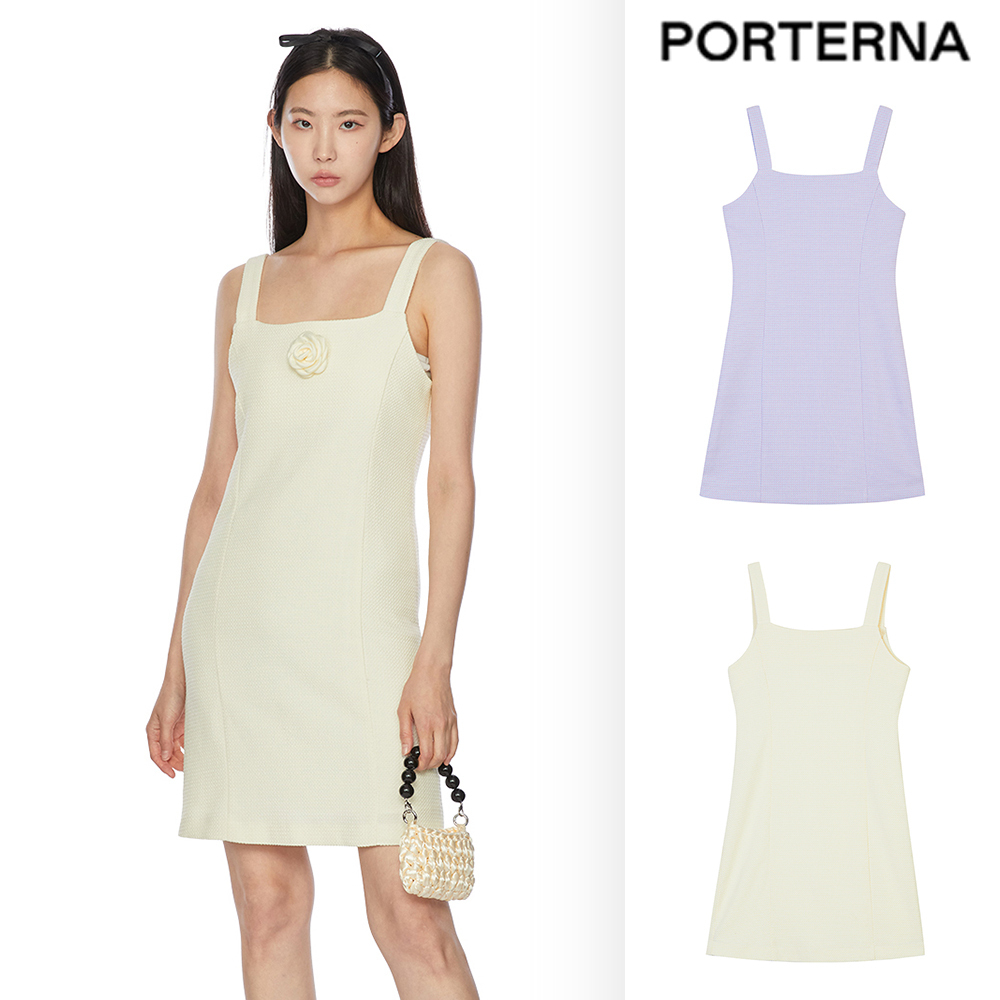 【PORTERNA】Ruby tweed short one piece