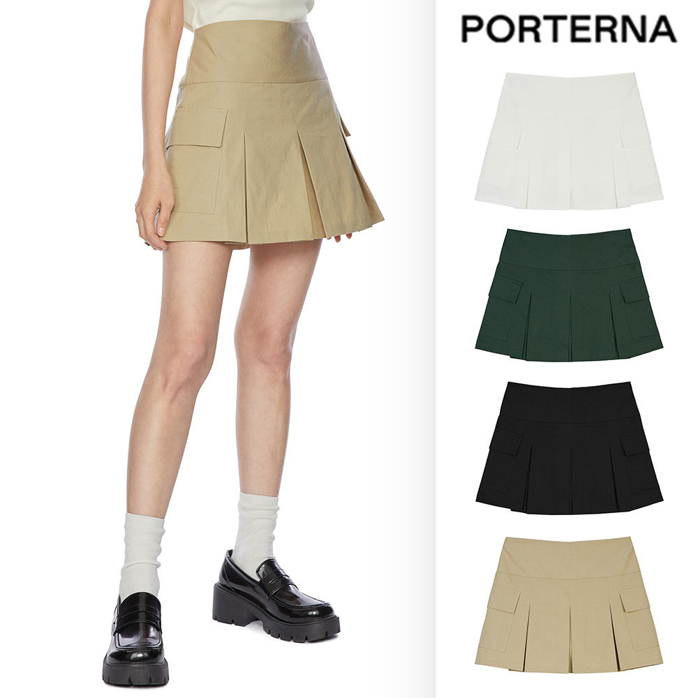 【PORTERNA】Milky fleece short skirt