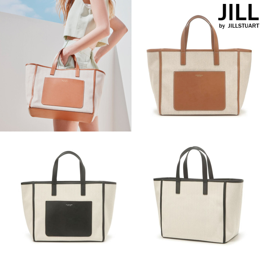 [送料無料] JILLSTUART ポケット ラージ キャンバスバッグ