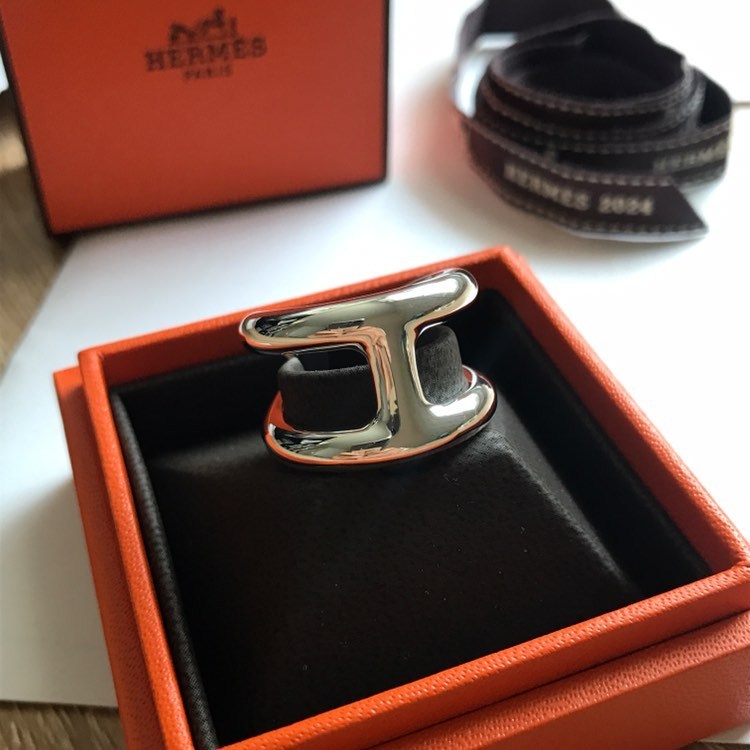 フランス発 HERMES シルバーリング Osmose オスモズ GM /DHL発送