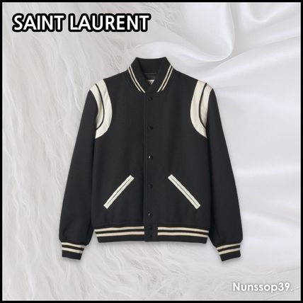 ロゴ Saint Laurent(サンローラン) ブルゾン(メンズ) - 海外通販