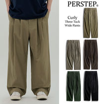 PERSTEP正規品★23SS★Curly Three Tuck ワイドパンツ