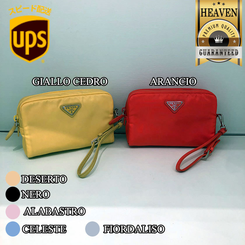 6万取引突破☆UPS速達便利用！【PRADA☆プラダ】ポーチ (PRADA