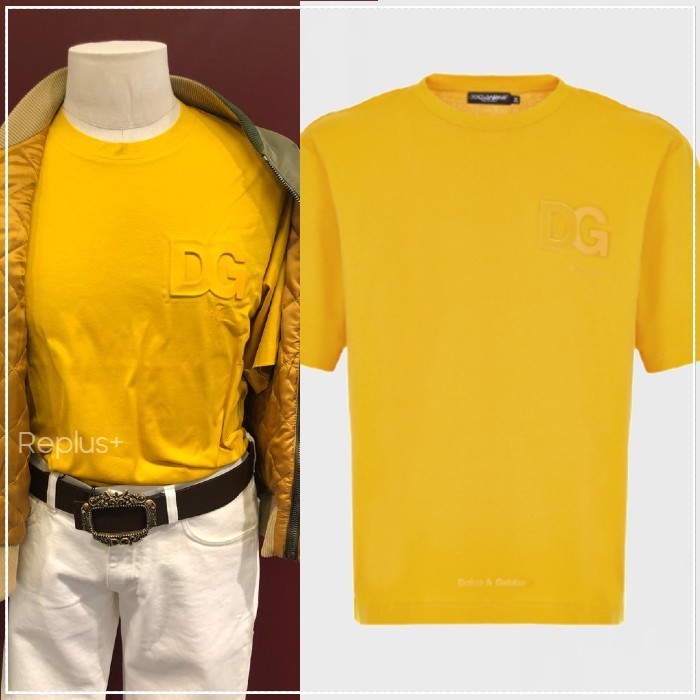 【Dolce&Gabbana】エンボスロゴ Tシャツ コットン ユニセックス