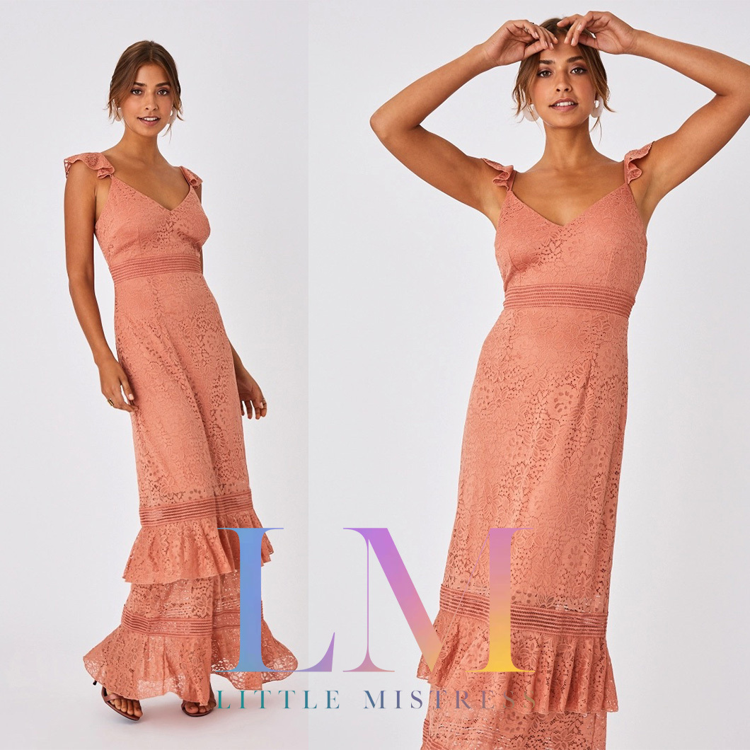関税送料無料★日本未入荷 Little Mistress レースロングドレス