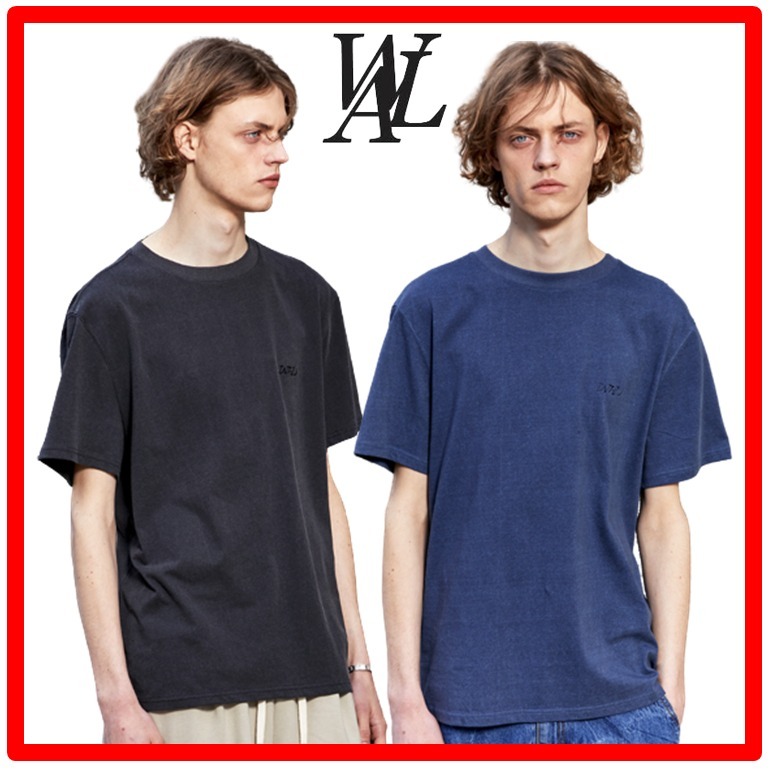 ★23SS★【WOOALONG】★Slash pigment relax fit T-shir.t★