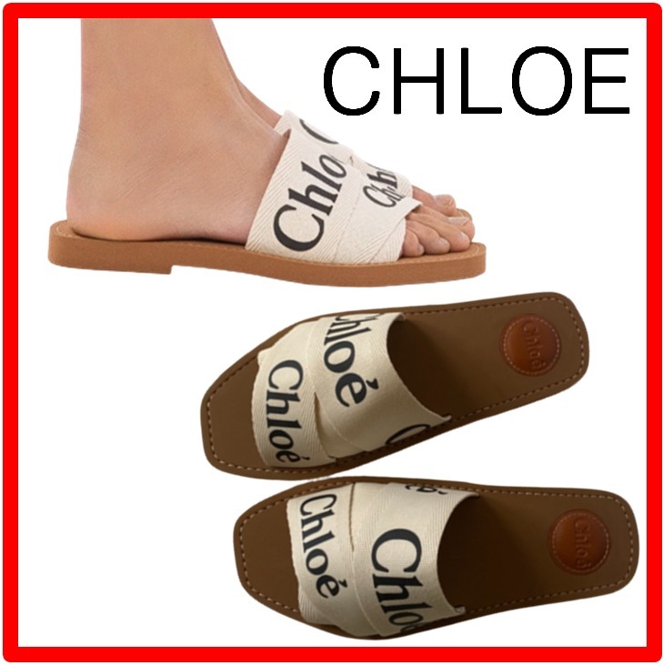 ☆韓国の人気☆【Chloe】☆WOODY FLAT MUL.E☆関税込☆