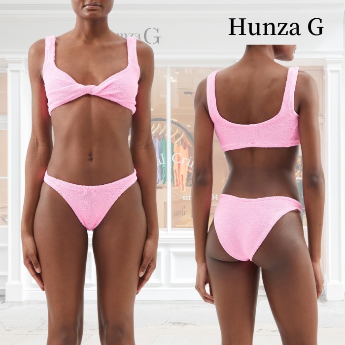 【水着】HUNZA Gフンザ・ジー ジュノ クリンクルニット ビキニ
