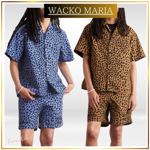 WACKO MARIA*+ Gramicci ナイロンレオパードシャツセットアップ