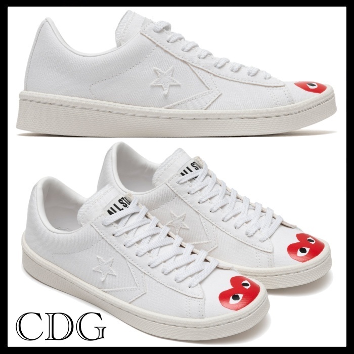 スニーカー COMME des GARCONS CDG PLAY CONVERSE Play RedHeartPro Leather