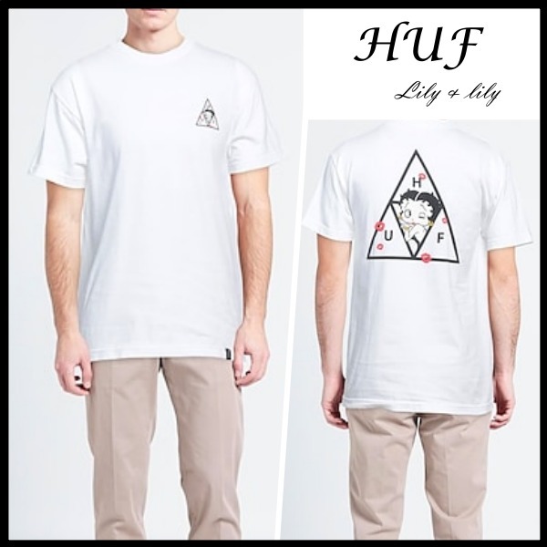 HUF ◆HUF X BETTY BOOP ロゴ Tシャツ◆関税送料込み