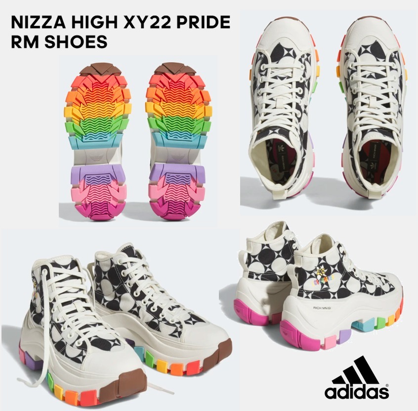 アディダス☆メンズオリジナル☆NIZZA HIGH XY22 PRIDE RM SHOES