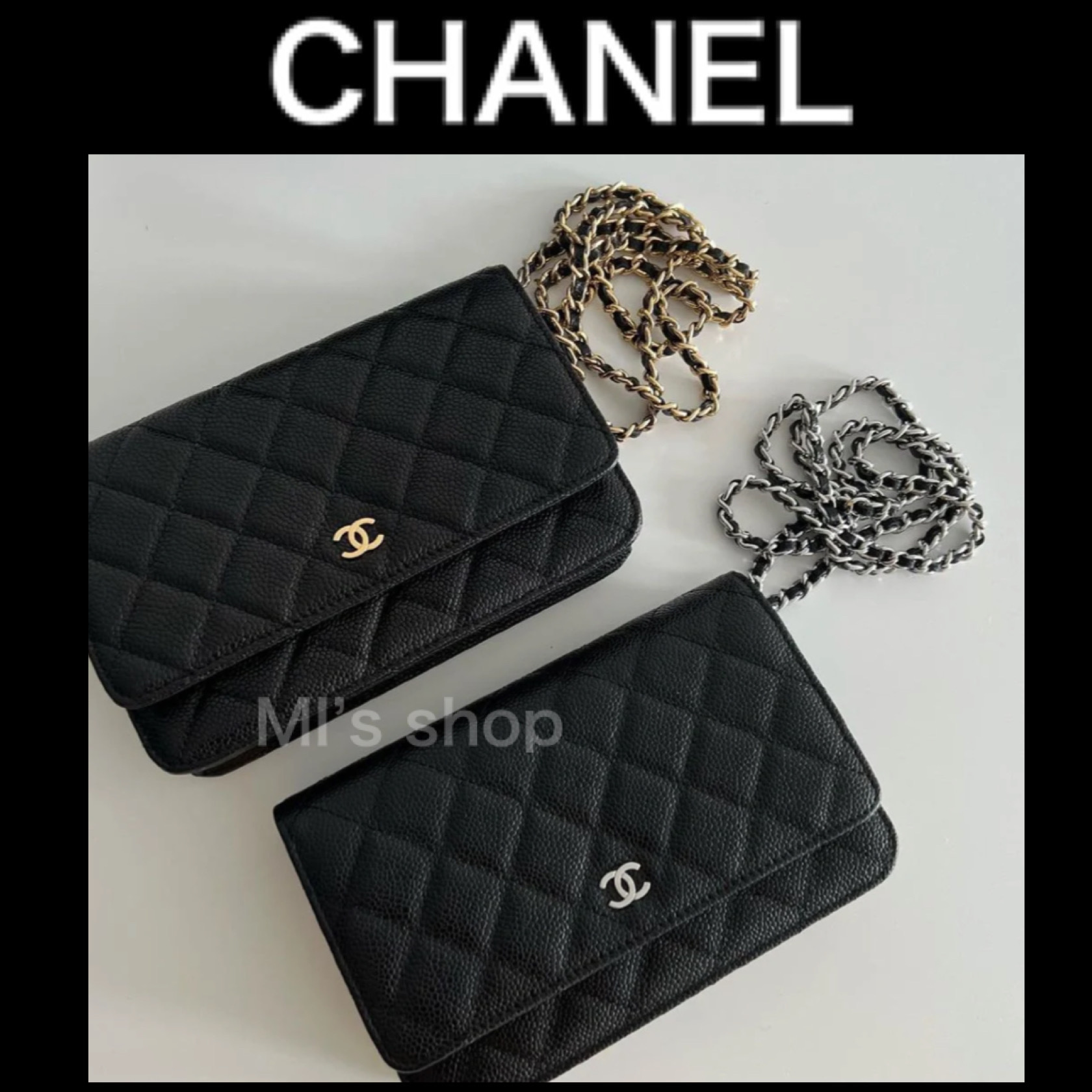 Chanel Classic Long Zipped Wallet Ap0242 Y01588 C3906, Black, One Size