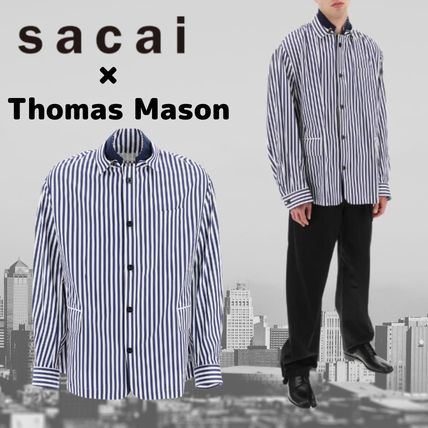 sacai×Thomas Mason】Cotton Poplin Jacket オーバーサイズ