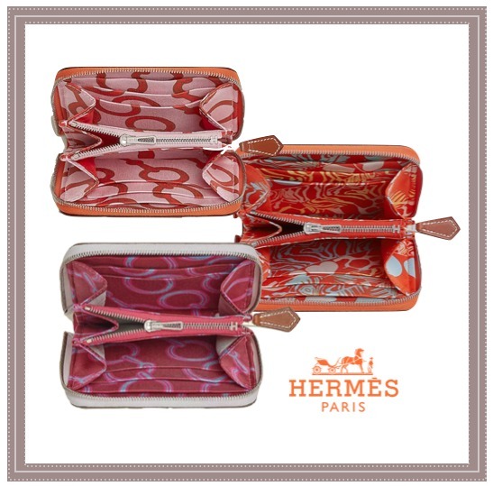大人気！〔HERMES〕シルクイン/小銭入れ Silk'In Compact