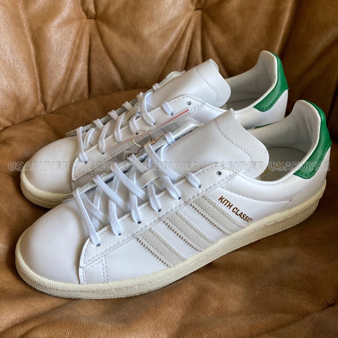 コラボ！完売必至【adidas x KITH】キャンパス 80s スニーカー