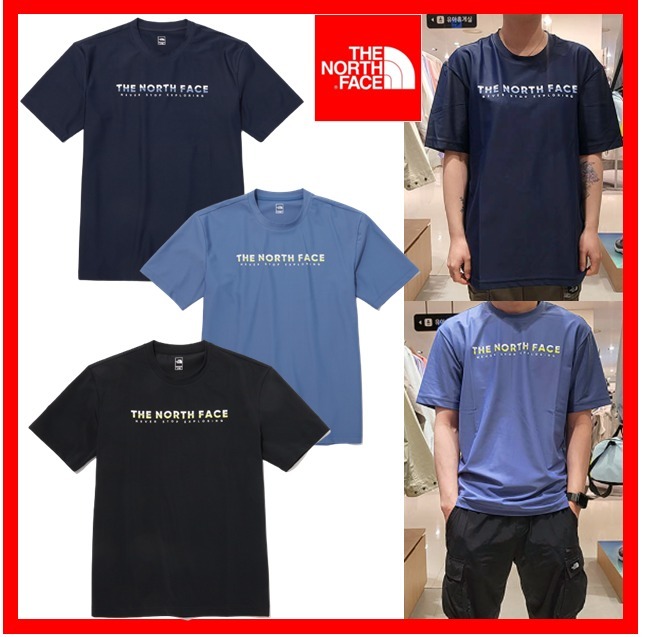 ★23SS★【THE NORTH FACE】★OCEAN WAVE 半袖 ラウンド Tシャツ