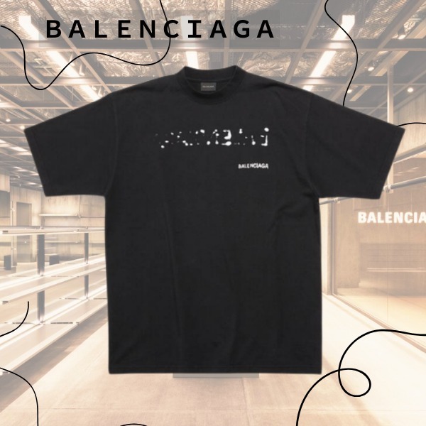 販売販売店舗 【BALENCIAGA】手描き バレンシアガ ラージ フィット T
