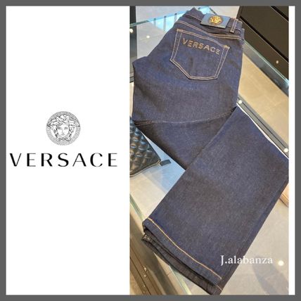 VERSACE More Jeans Street Style Logo Outlet Jeans