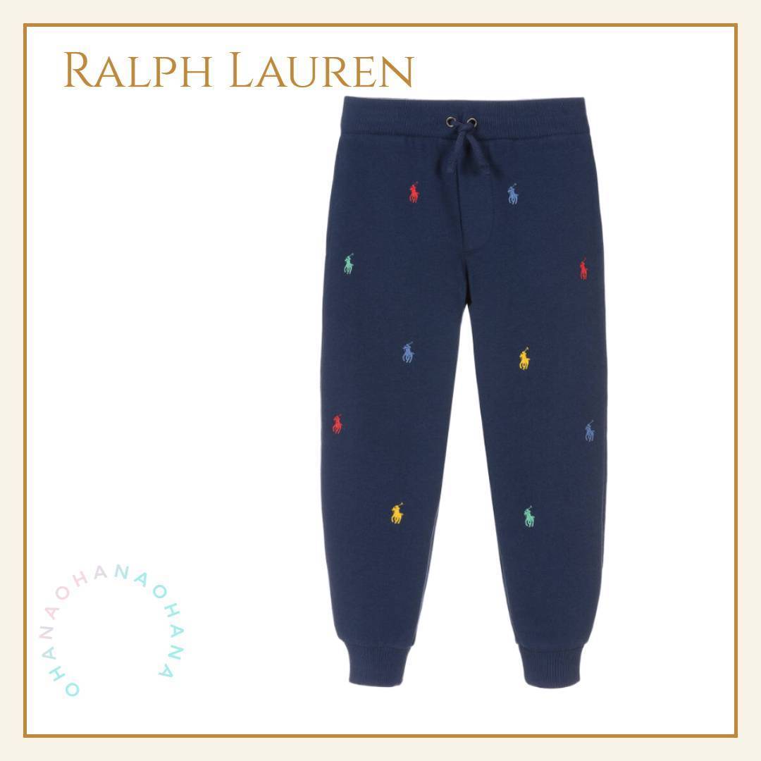 ★Ralph Lauren★大人OK コットンジップアップロゴ ジョガー