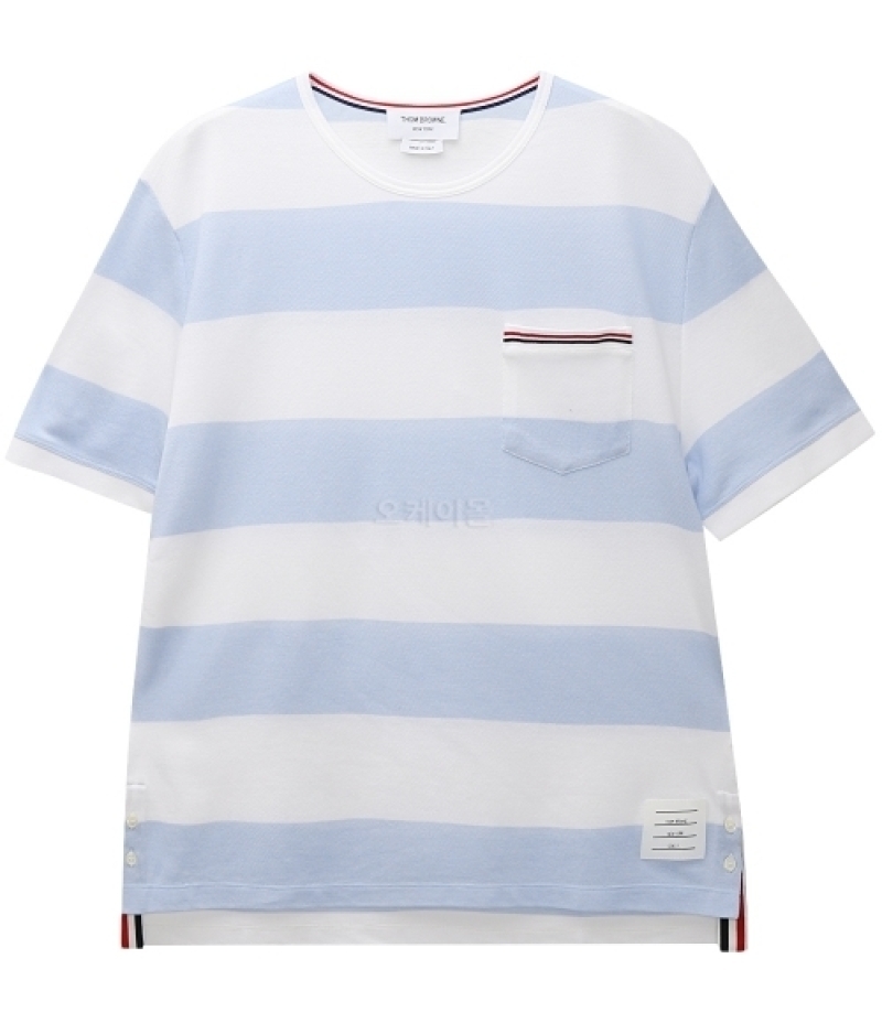 Thom Browne｜SHORT-SLEEVED ROUND NECK T-SHIRTS (MJS201A