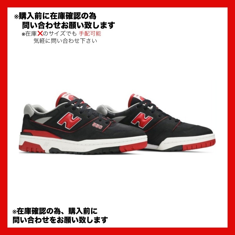 スニーカー New Balance 550 Black Red BB550SG1
