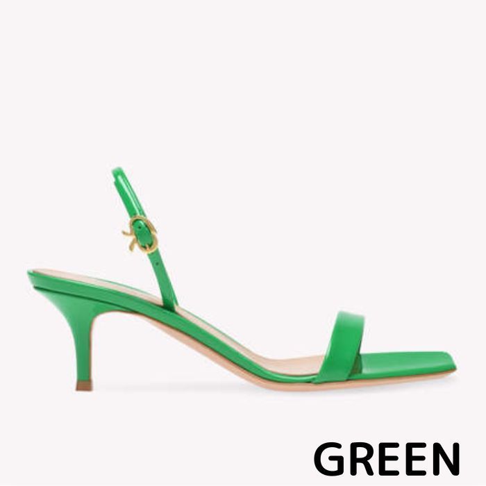 直営店【GIANVITO ROSSI】RIBBON KITTEN リボン 55mm サンダル