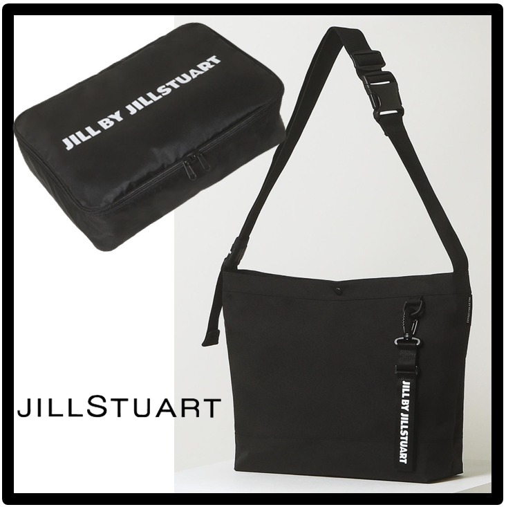 ★関税込★JILLSTUART★Youth Logo Corduroy Nylon Cross Bag★