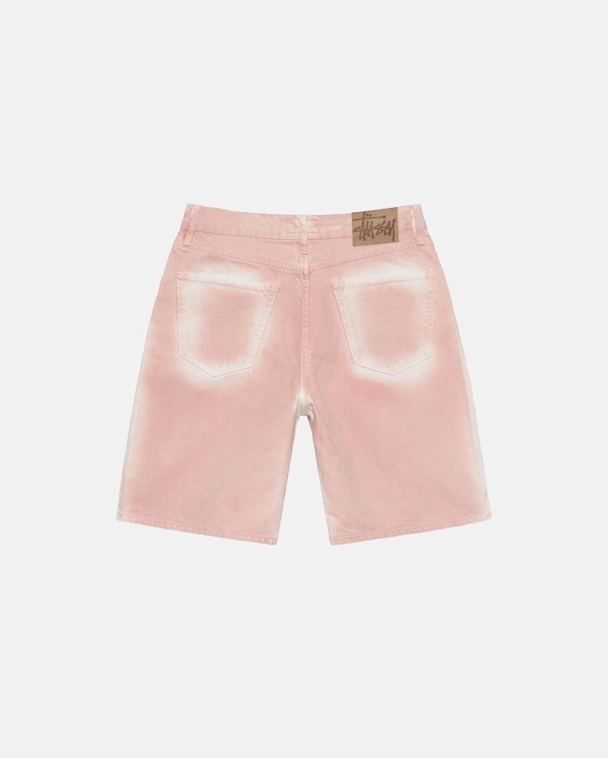☆人気☆【STUSSY】☆SPRAY DYE BIG OL´ SHORTS☆PINK パンツ