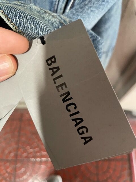 BALENCIAGA デニム フーディ ロゴ デニム パーカー ジャケット