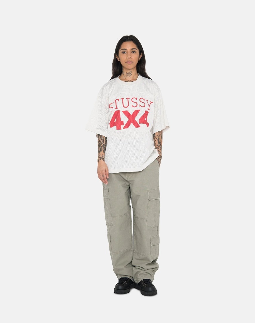 ☆人気☆【STUSSY】☆4X4 MESH FOOTBALL JERSEY☆BON.E (STUSSY