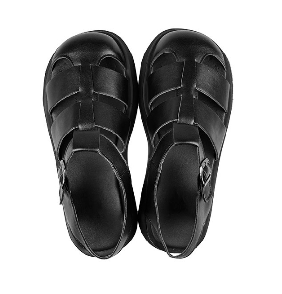 【2plan】High hoop fisherman leather sandals 2plan】High hoop fisherman leather sandals