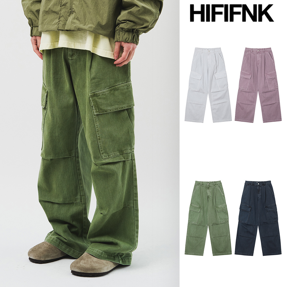 【HI FI FNK】Pear Color Cargo Denim