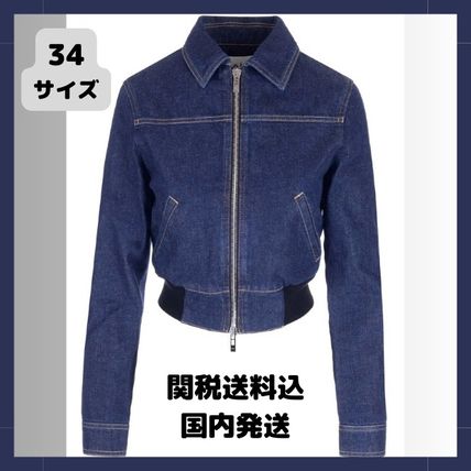 【関税込み】ALAIA ブルー レーシング デニムジャケット Gジャン ALAIA(アライア) レディース - 海外通販のBUYMA