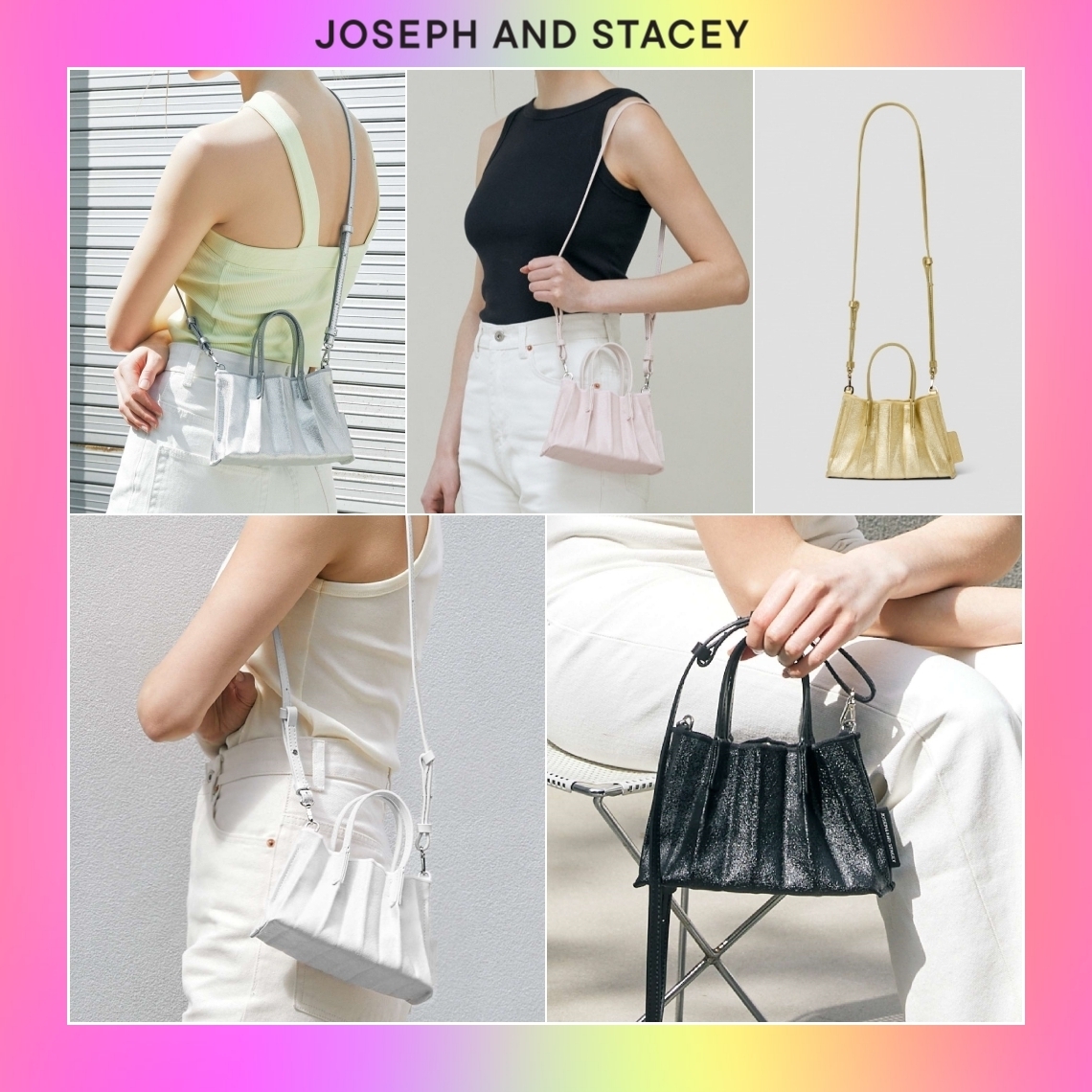 【JOSEPH&STACEY】新作 LUCKY PLEATS CANVAS COATED BABY BAG