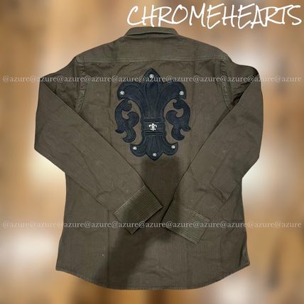 CHROME HEARTS Shirts Long Sleeves Military Shirts