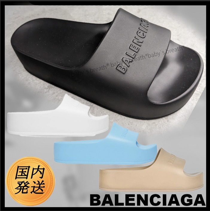 【国内発送★BALENCIAGA】CHUNKY SLIDE サンダル ラバー