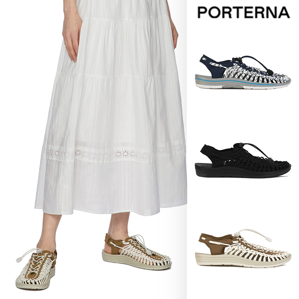 【PORTERNA】Mako lace-up flat shoes